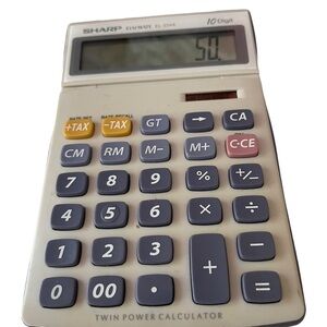 Sharp Elsi  Mate El-335A 10 digit calculator